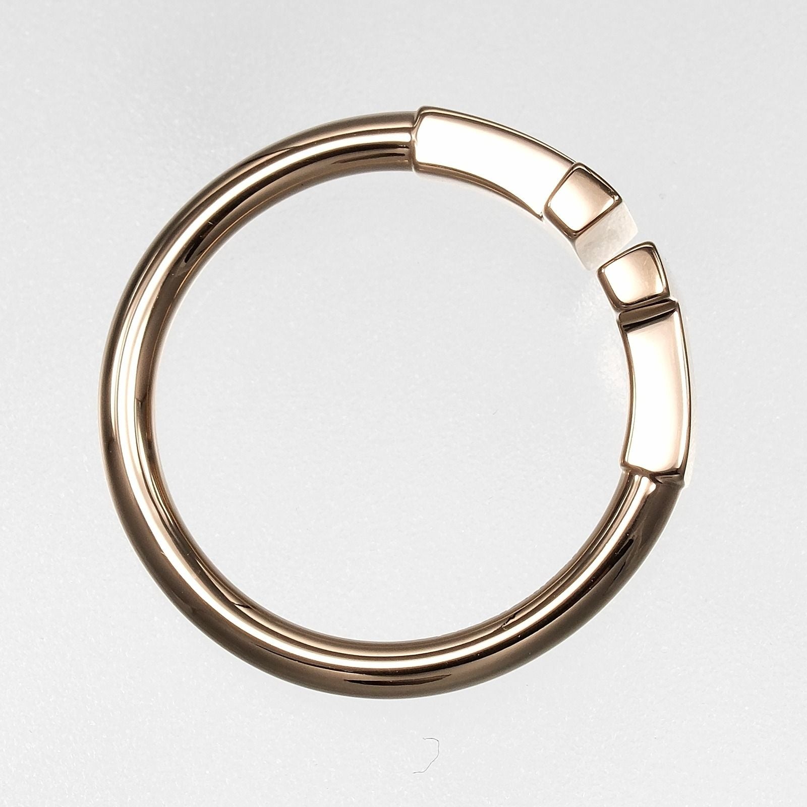 Tiffany & Co T Wire 18k Pink Gold Ring — view 7