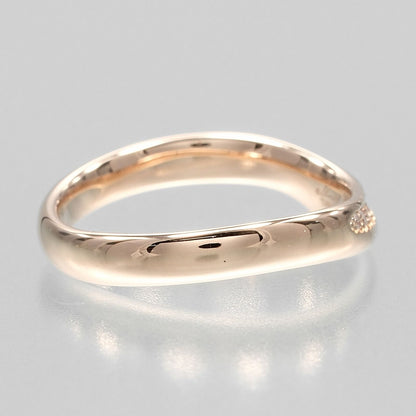 Tiffany & Co Open Heart Band 18k Pink Gold Diamond Ring — view 6