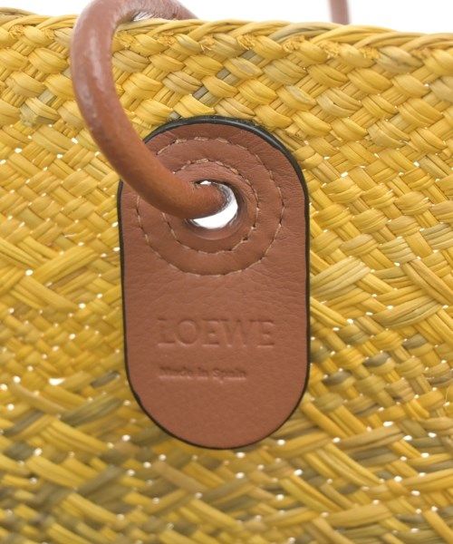 Loewe Basket Bag Handbag Yellow — view 4