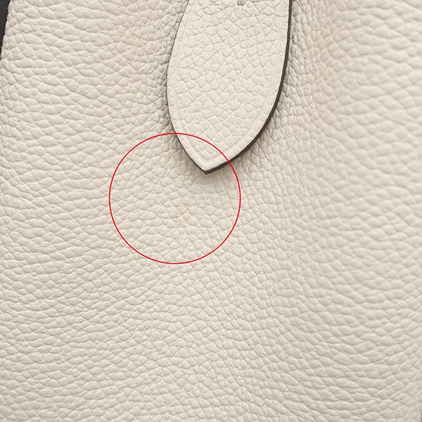 Louis Vuitton 2-Way Marelle Tote BB Epi Leather Quartz Silver Handbag White — view 6