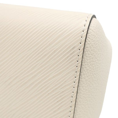 Louis Vuitton 2-Way Marelle Tote BB Epi Leather Quartz Silver Handbag White — view 5