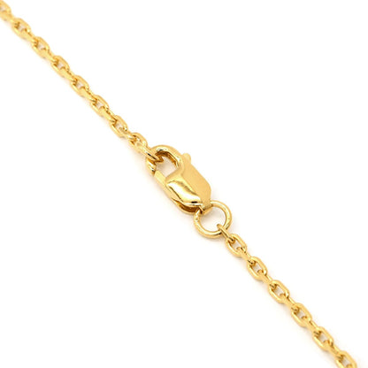 Hermes Necklace Pop H Mini Pendant Lacquer Brown Glace Gold Light H Motif — view 3