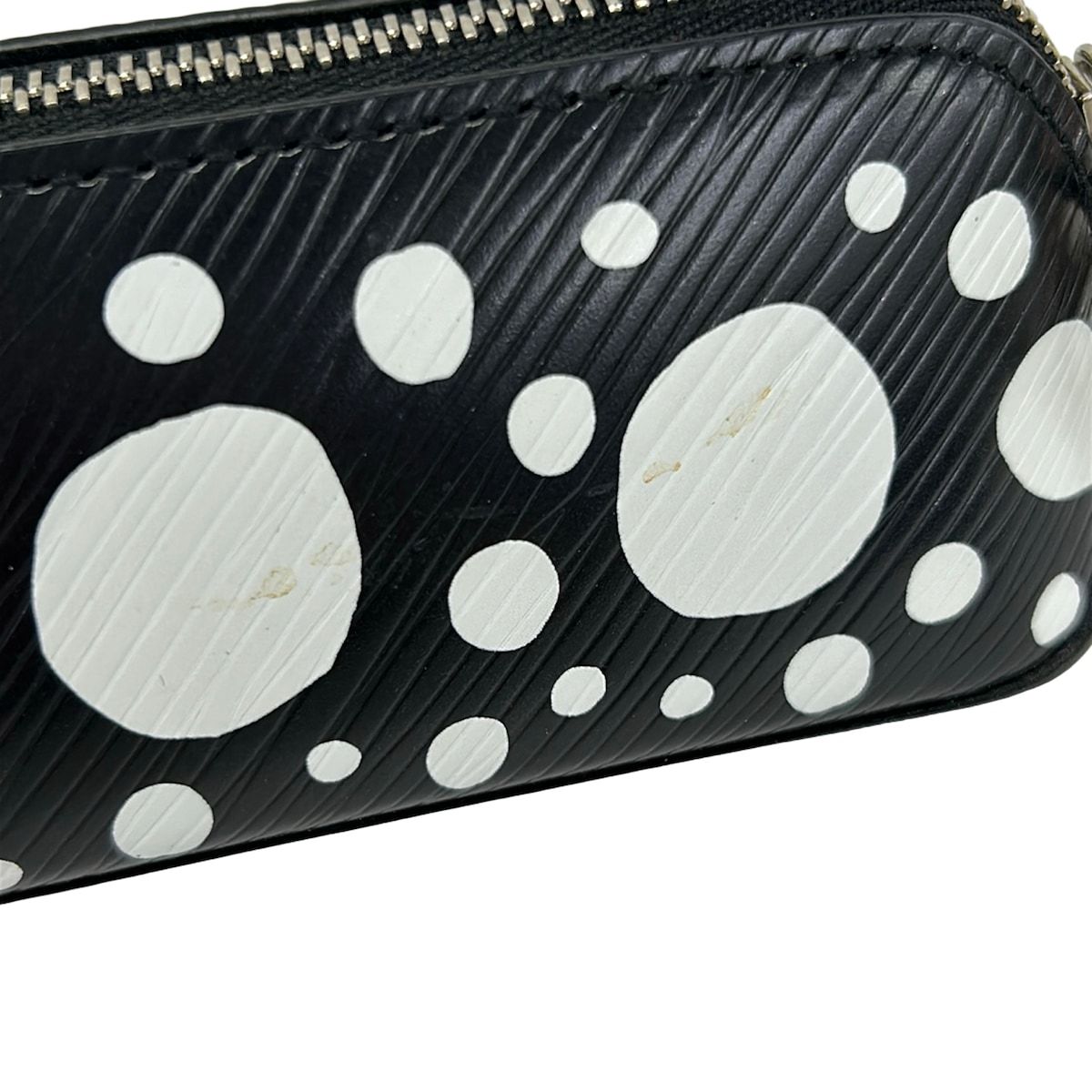 Louis Vuitton Pen Case Yayoi Kusama LV YK Trousse Elisabeth Infinity Dot Noir — view 5