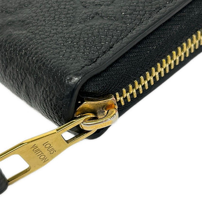 Louis Vuitton Wallet Monogram Empreinte Zippy Noir Leather — view 6