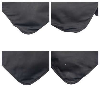 Prada Tessuto Triangle Logo Black Nylon Shoulder Bag — view 3