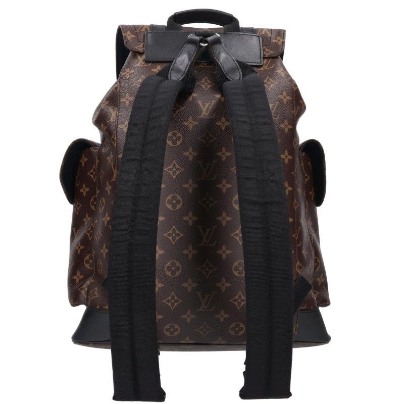 Louis Vuitton Christopher MM Monogram Macassar Leather Backpack MM — view 2