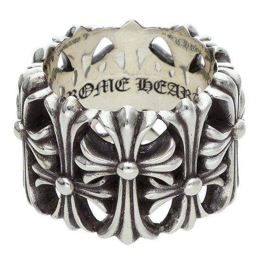 Chrome Hearts Cemetery Cross Silver Ring