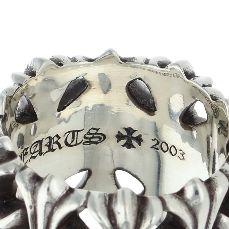 Chrome Hearts Cemetery Cross Silver Ring — view 5