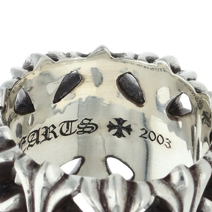 Chrome Hearts Cemetery Cross Silver Ring — view 5