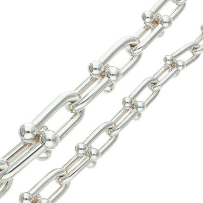 Tiffany & Co HardWear Graduated Link Silver Necklace — view 4