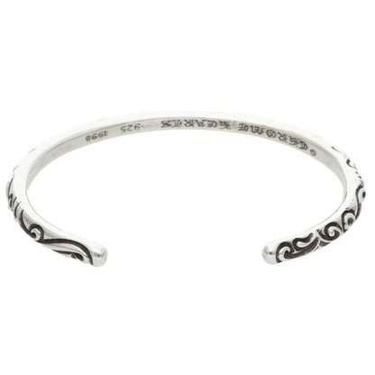 Chrome Hearts Bangle Scroll Band Silver Bracelet — view 2