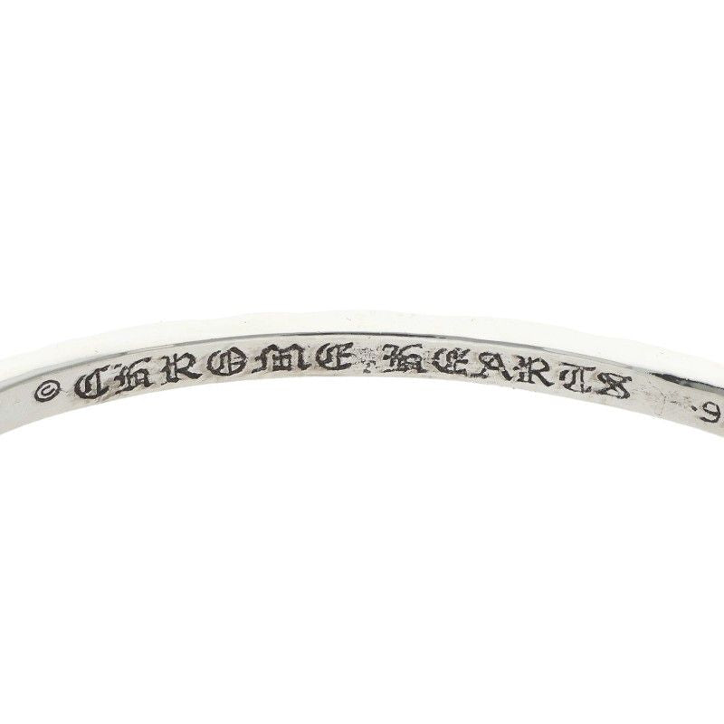Chrome Hearts Bangle Scroll Band Silver Bracelet — view 3