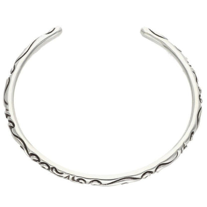 Chrome Hearts Bangle Scroll Band Silver Bracelet — view 5