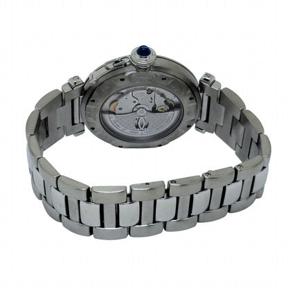 Cartier Pasha 38 Dome Grit Silver Stainless Steel Automatic — view 5