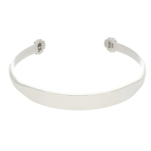 Chrome Hearts Bangle Pln Flat Plain Silver Bracelet
