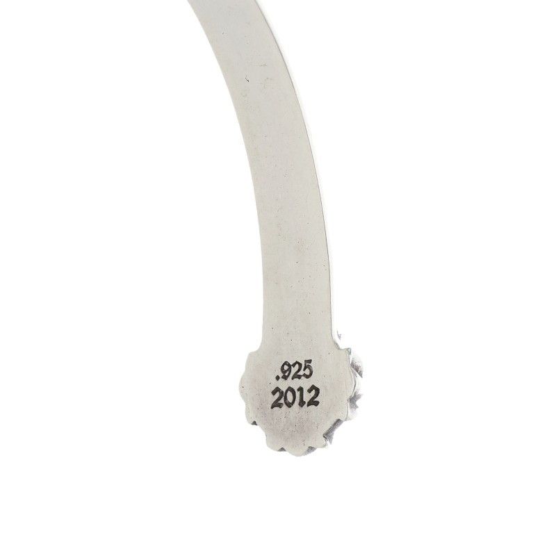 Chrome Hearts Bangle Pln Flat Plain Silver Bracelet — view 4