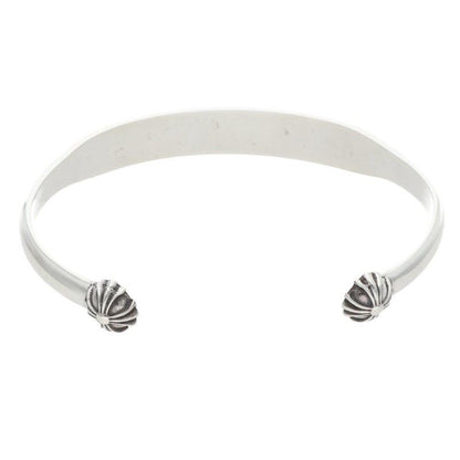 Chrome Hearts Bangle Pln Flat Plain Silver Bracelet — view 2