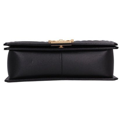 Chanel Boy 25 Caviar Leather Chain Shoulder Bag 25 — view 4