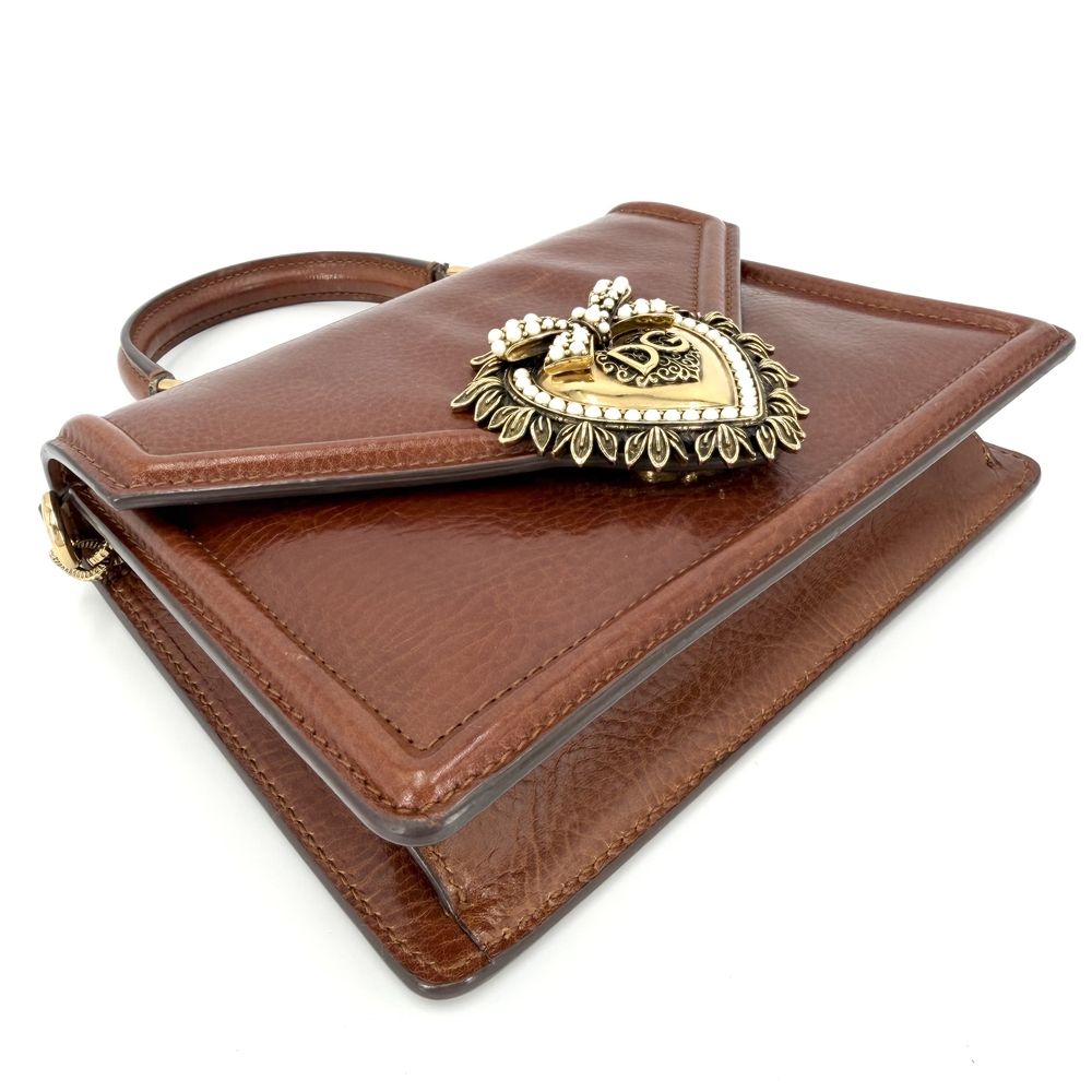 Dolce & Gabbana 2-Way Devotion Small Chain Shoulder Crossbody Heart Bag — view 3