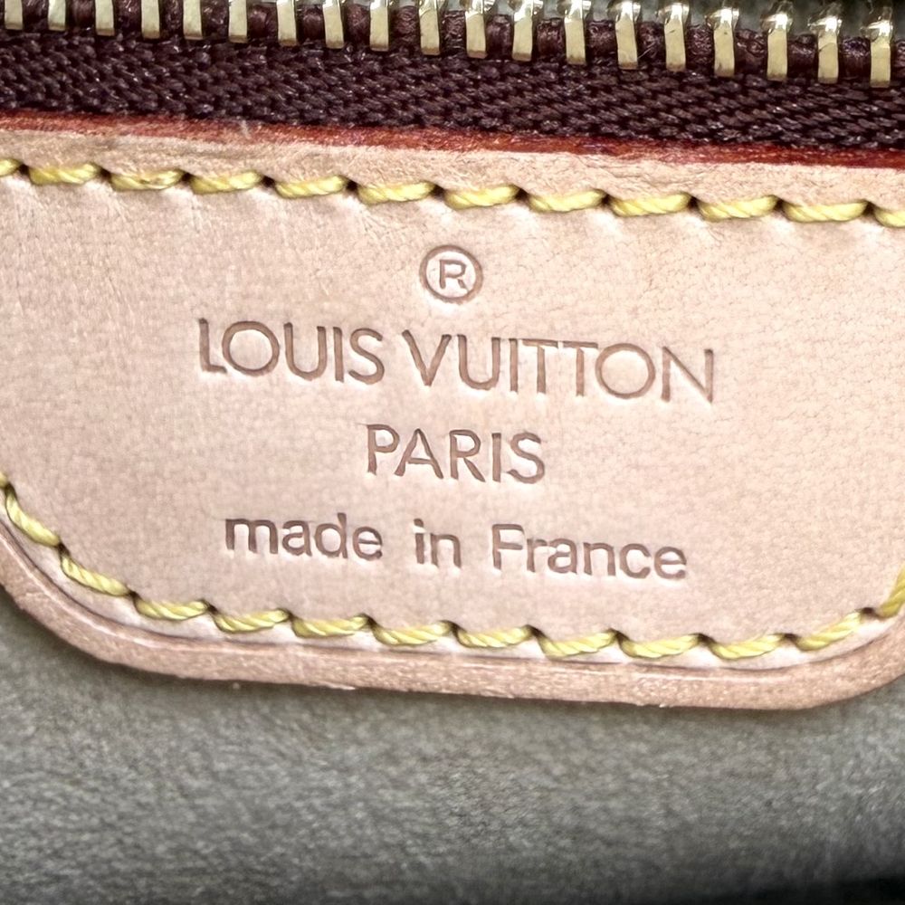 Louis Vuitton Looping MM Shoulder Bag Monogram Canvas Brown Gold — view 5