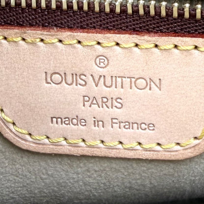 Louis Vuitton Looping MM Shoulder Bag Monogram Canvas Brown Gold — view 5