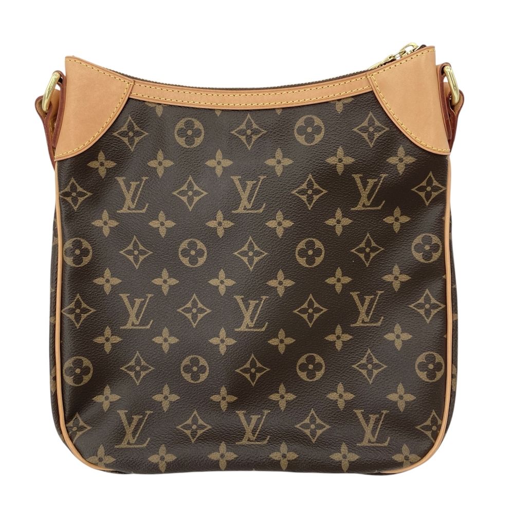 Louis Vuitton Shoulder Bag Odeon PM Crossbody Monogram Canvas Brown Gold — view 2