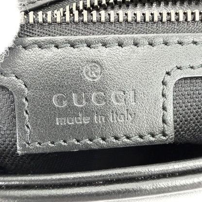 Gucci Shoulder Bag GG Marmont Quilted Crossbody Leather Black Silver — view 5
