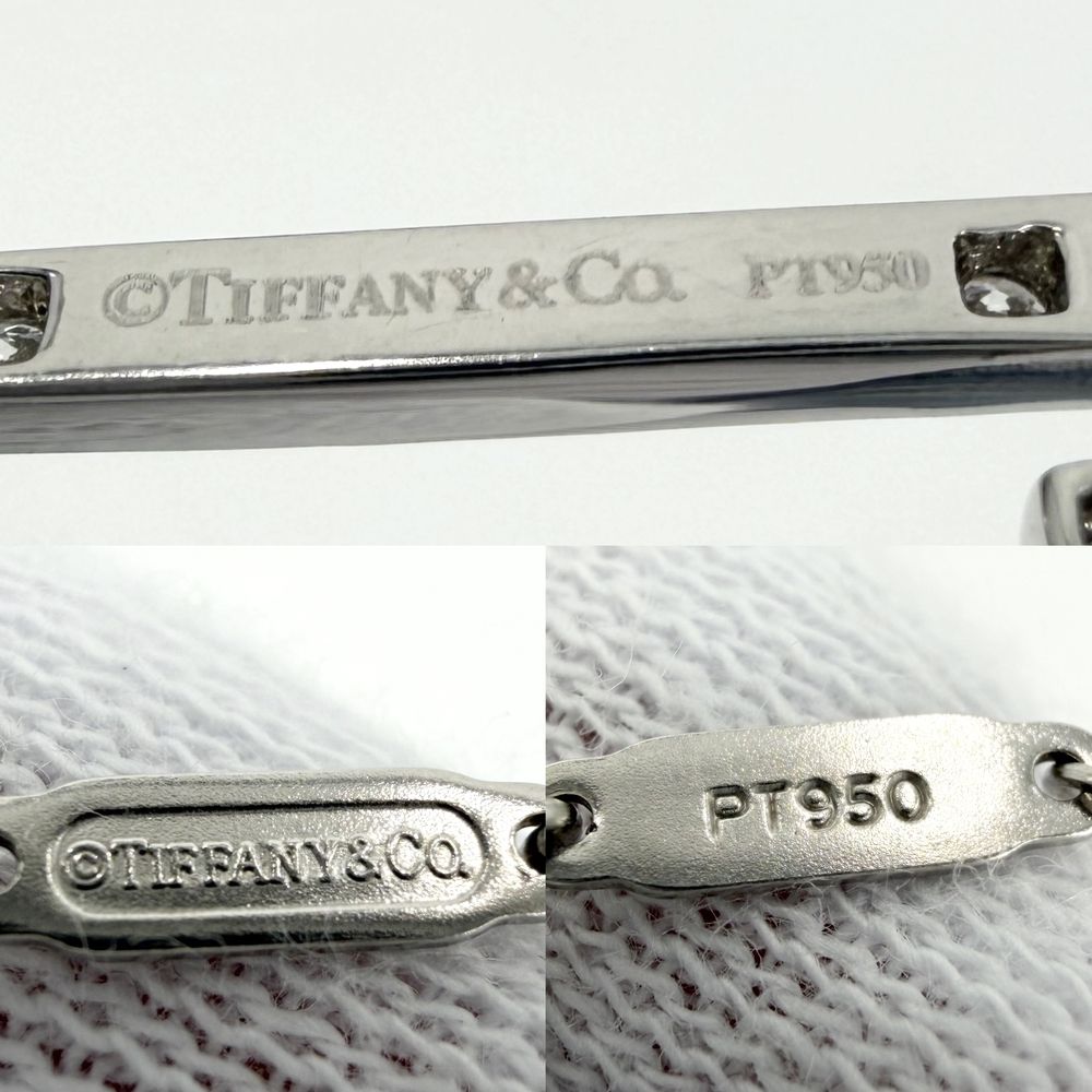 Tiffany & Co Necklace Quattra Heart Key Clover Platinum Diamond — view 5