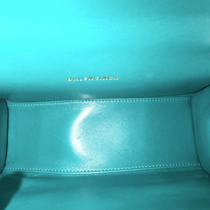 Balenciaga 2-Way Hourglass XS Shoulder Bag Crossbody Croco Embossed — view 4