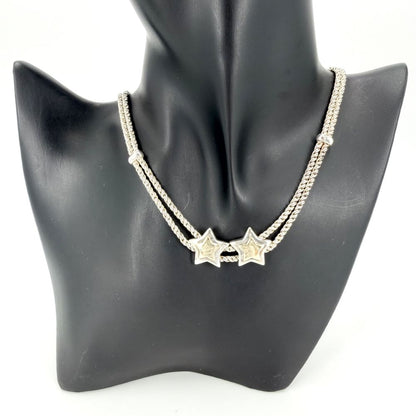 Tiffany & Co Necklace Double Fusta Rope YG Silver Yellow Gold — view 3