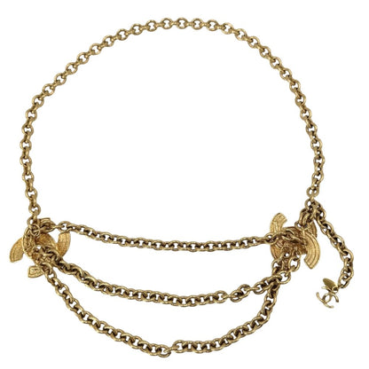 Chanel Belt Quilted Chain CC Logo Vintage Gold Plated — view 2
