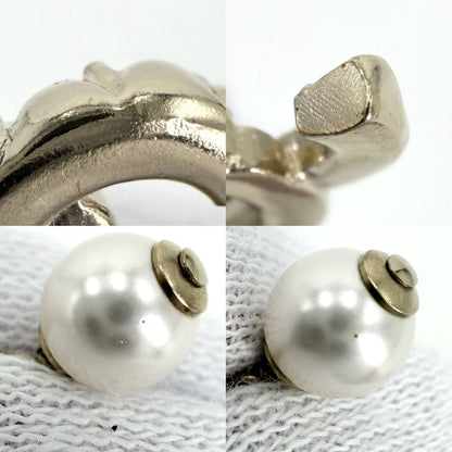 Chanel Necklace CC Logo Rhinestone Faux Pearl Gold — view 7