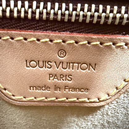 Louis Vuitton Shoulder Bag Looping MM One Handle Monogram Canvas Brown Gold — view 5