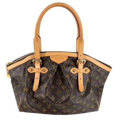 Louis Vuitton Monogram Tivoli GM Shoulder Bag Canvas Brown Gold