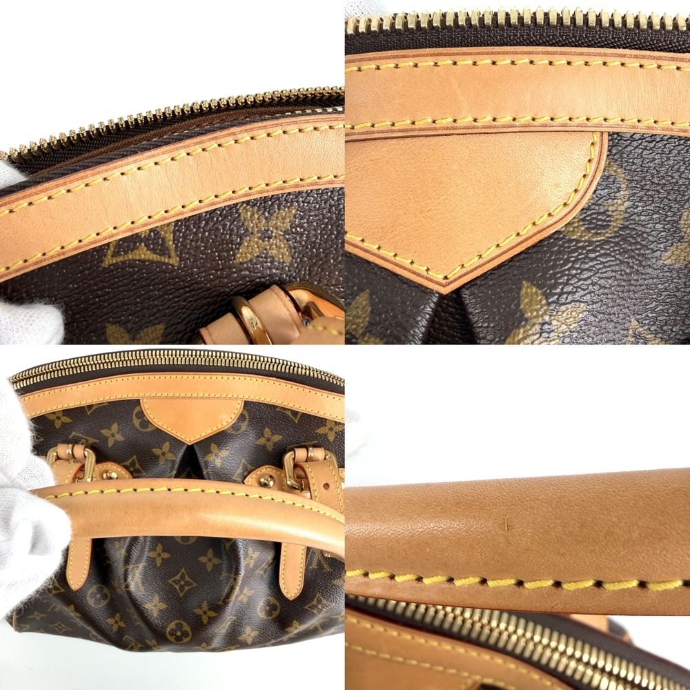 Louis Vuitton Monogram Tivoli GM Shoulder Bag Canvas Brown Gold — view 8