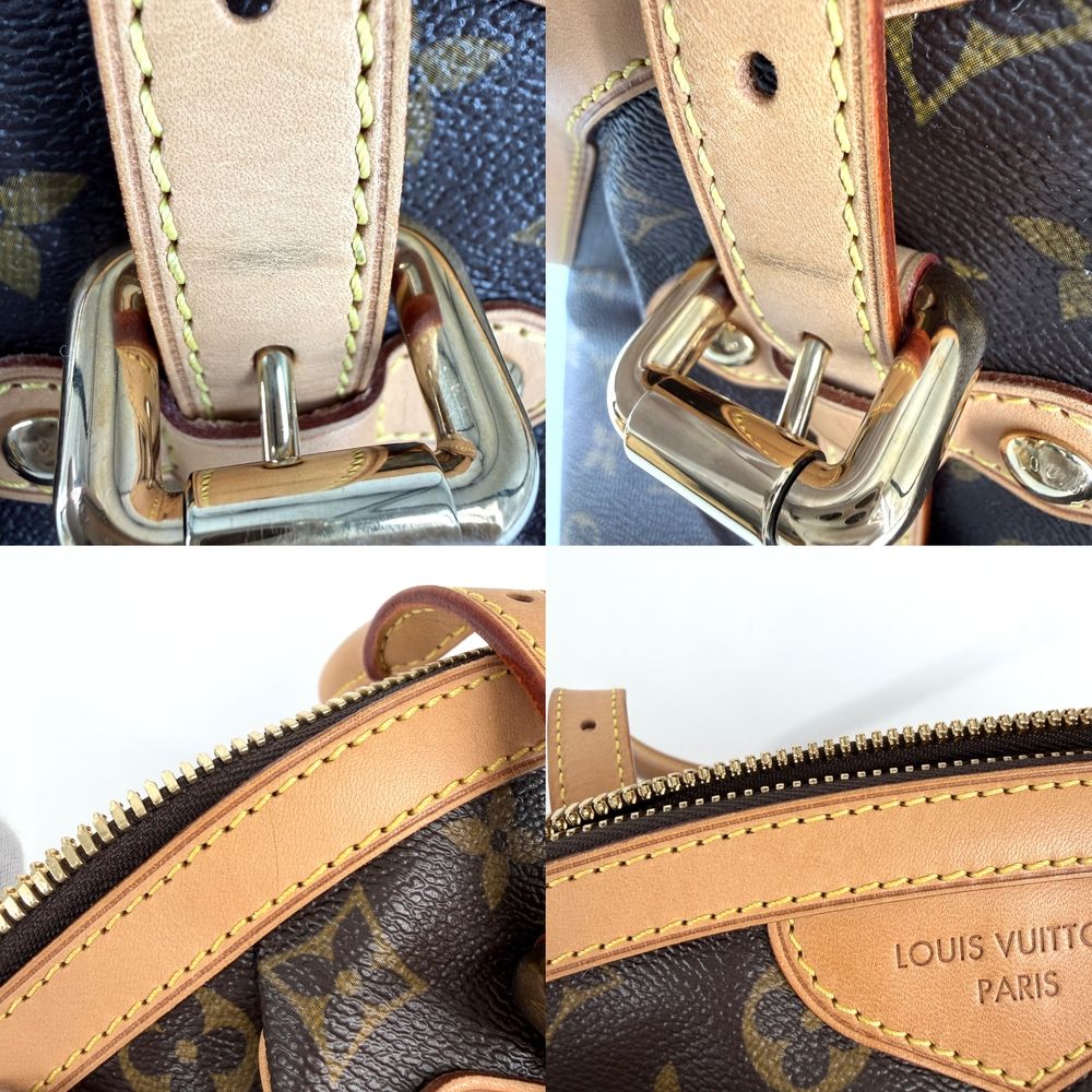 Louis Vuitton Monogram Tivoli GM Shoulder Bag Canvas Brown Gold — view 7