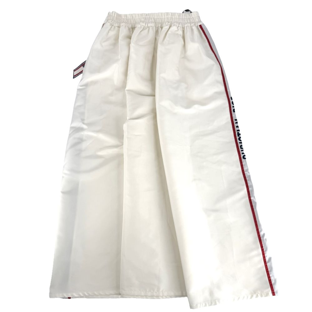 Dior Skirt Logo Line Long White Polyester Spring Summer 34 — view 2