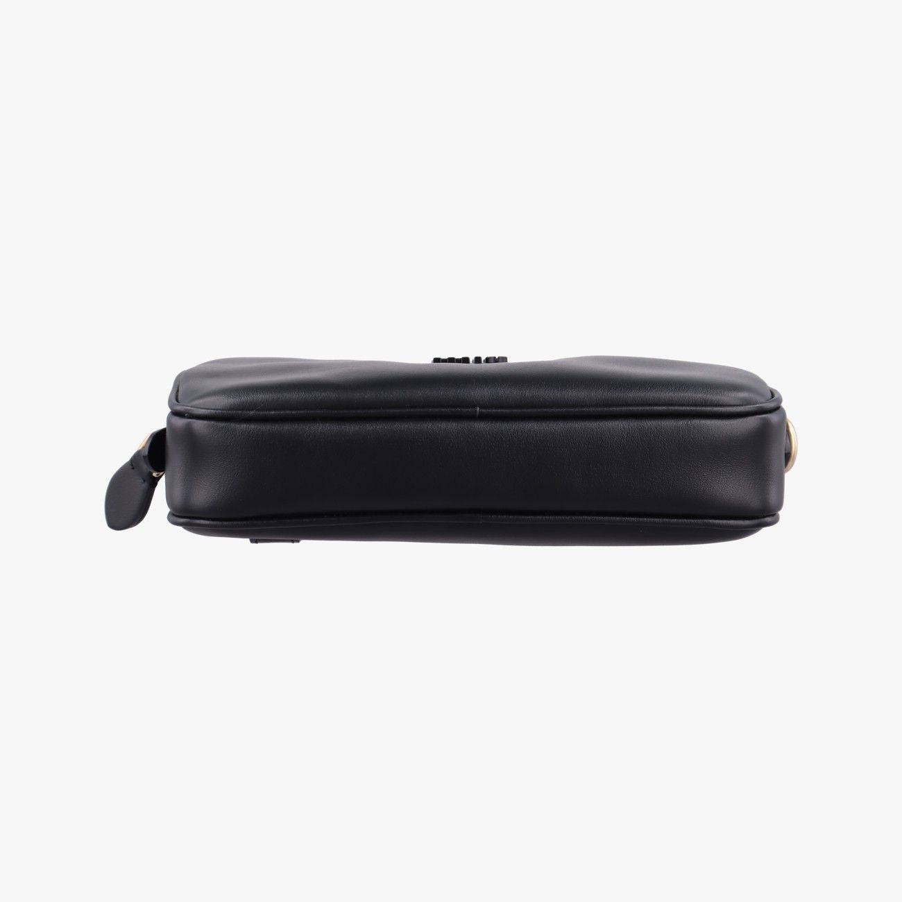 Miu Miu Logo Belt Black Leather — view 3