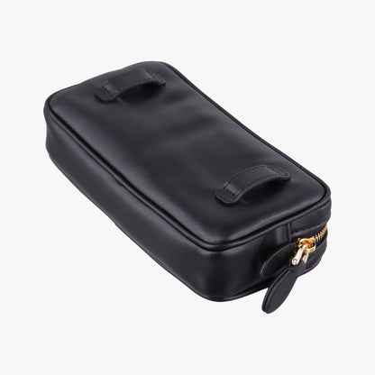 Miu Miu Logo Belt Black Leather — view 6