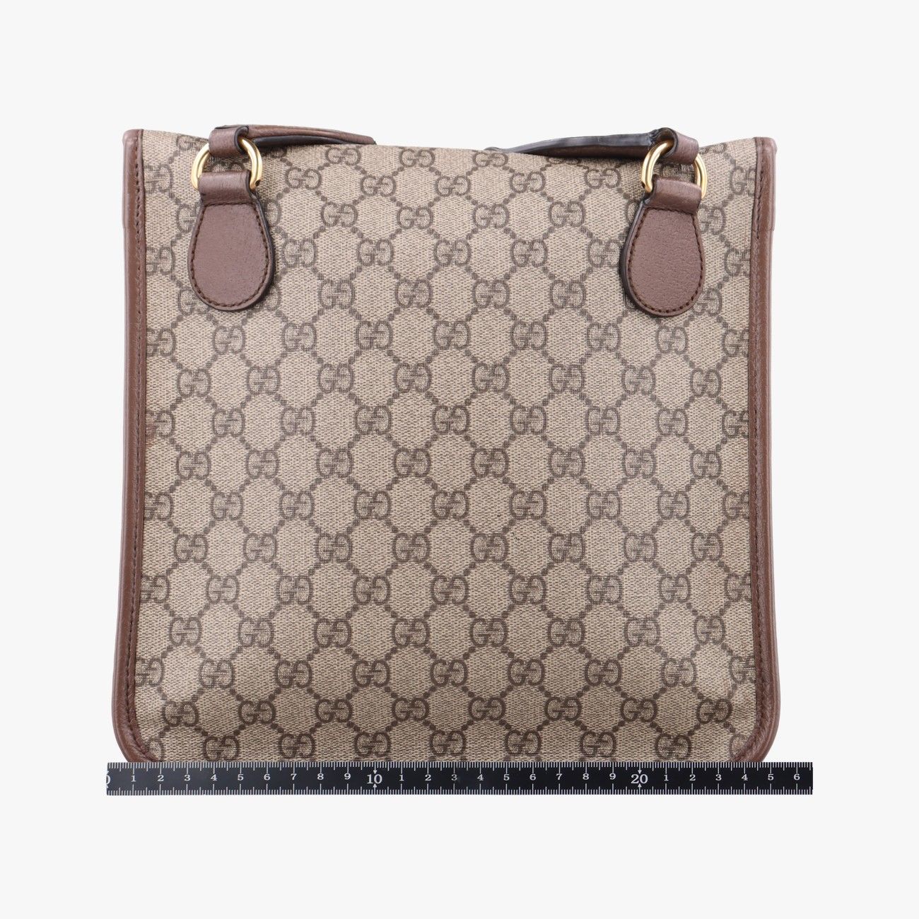 Gucci Neo Vintage GG Medium Messenger Beige Red Green Leather — view 2
