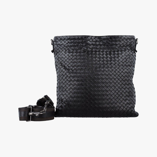 Bottega Veneta Intrecciato Black Lambskin