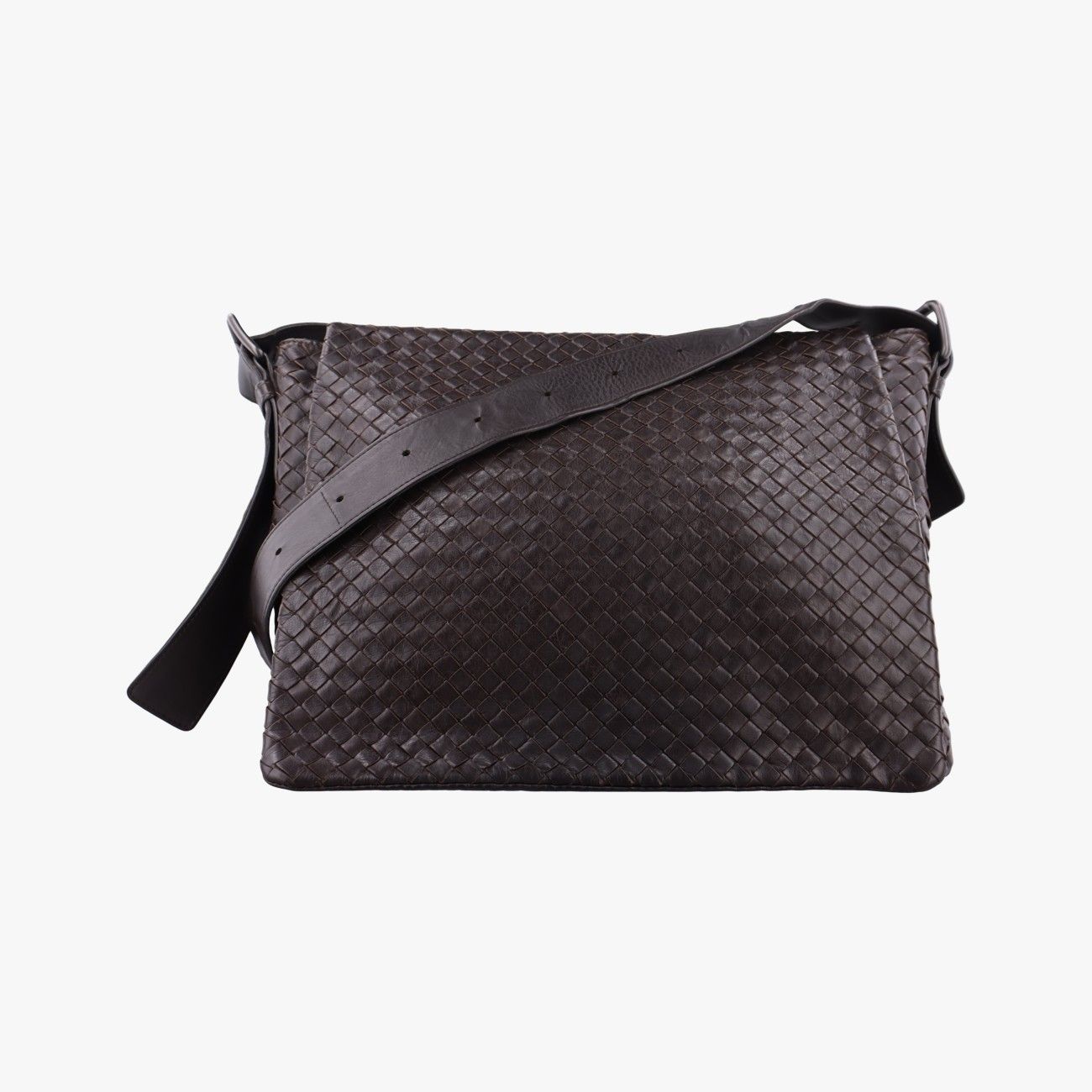 Bottega Veneta Intrecciato Brown Lambskin