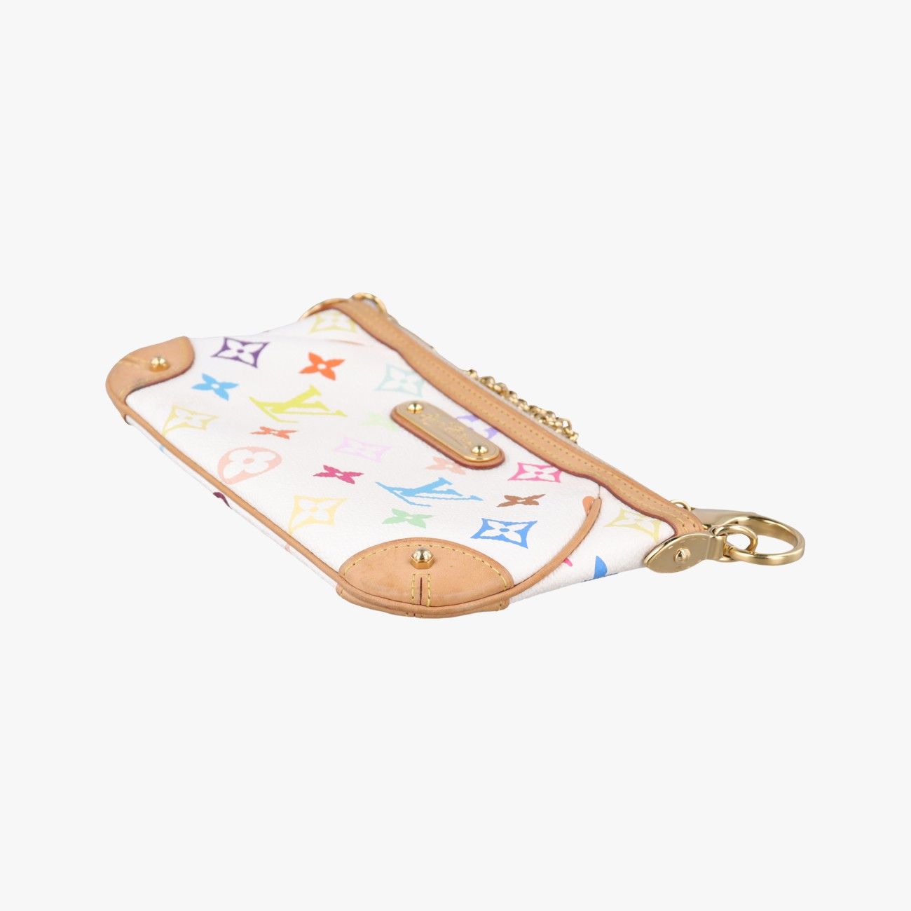 Louis Vuitton Pochette Mirror MM Blanc Monogram Multicolor — view 4