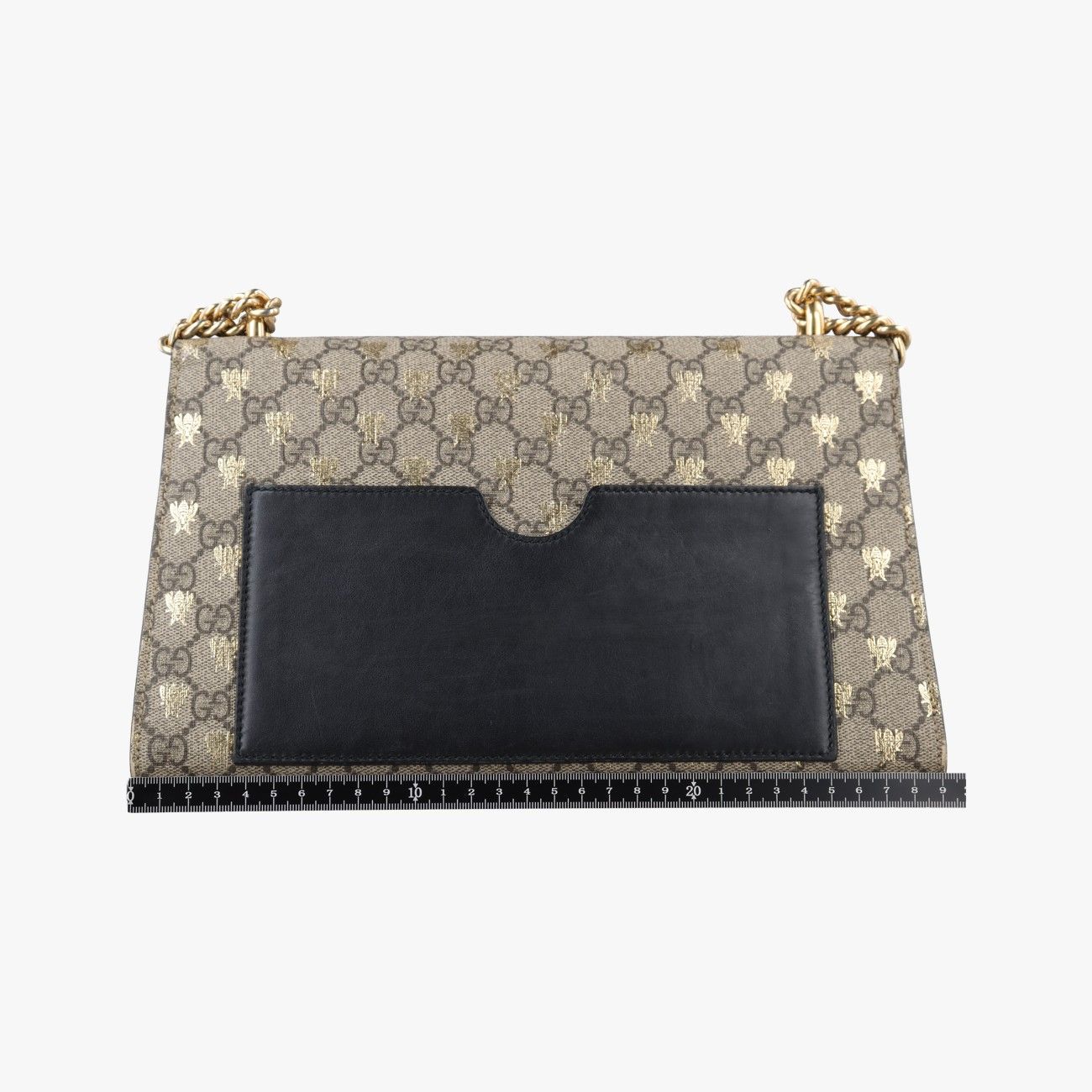 Gucci Padlock Beige Black Leather — view 2