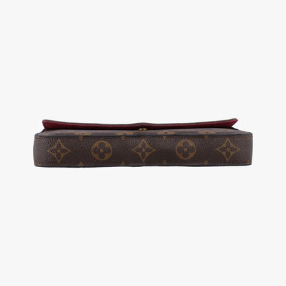 Louis Vuitton Pochette Felicie Monogram Brown Canvas — view 3