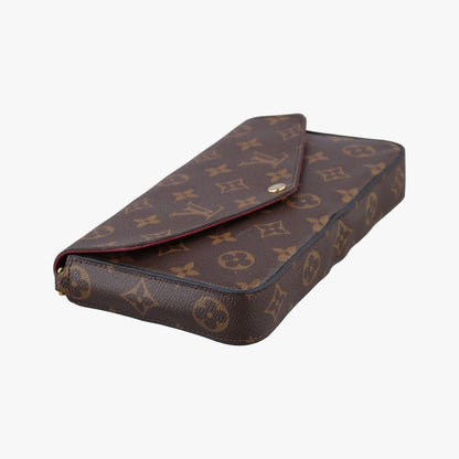 Louis Vuitton Pochette Felicie Monogram Brown Canvas — view 5