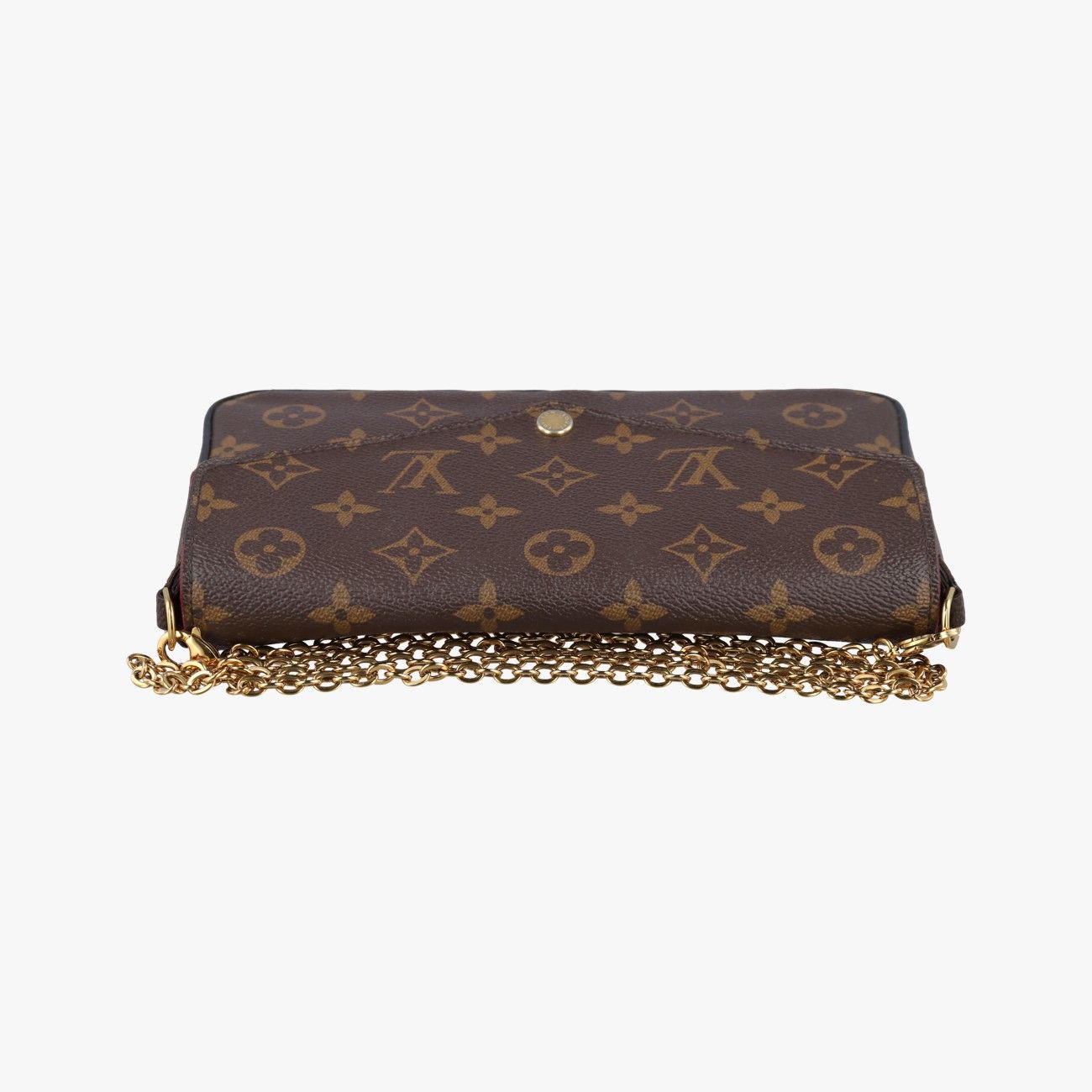 Louis Vuitton Pochette Felicie Monogram Brown Canvas — view 8