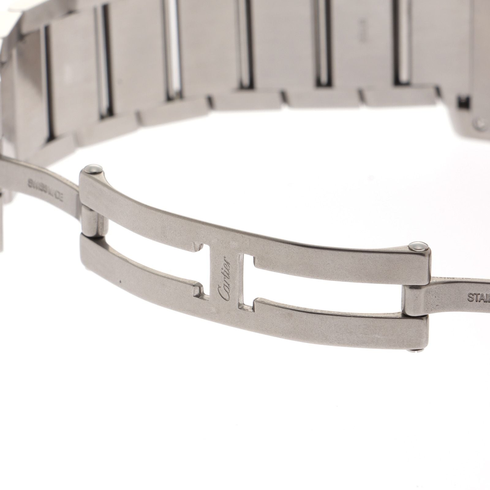 Cartier Tank Francaise MM Silver Watch Stainless Steel Quartz — view 6