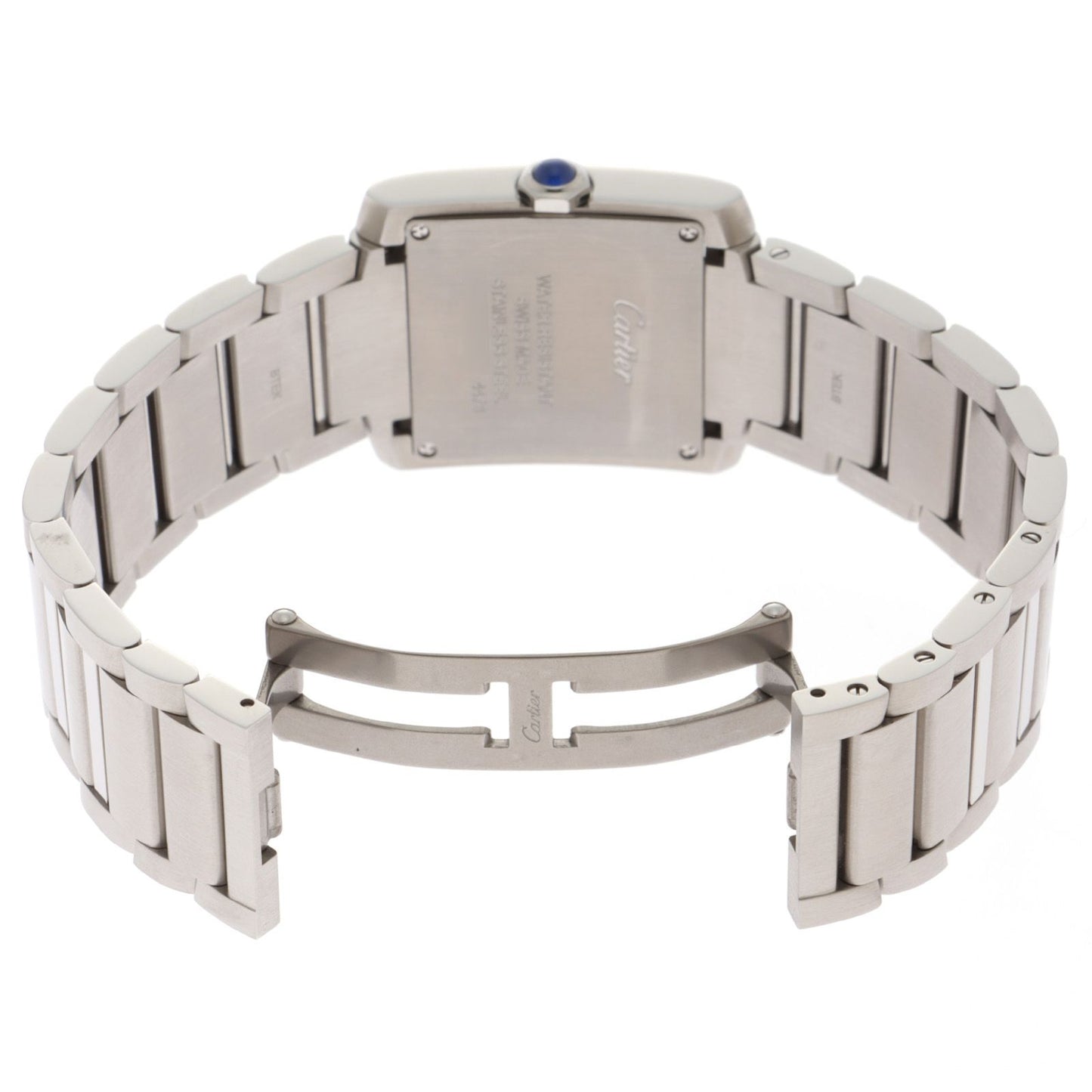 Cartier Tank Francaise MM Silver Watch Stainless Steel Quartz — view 4