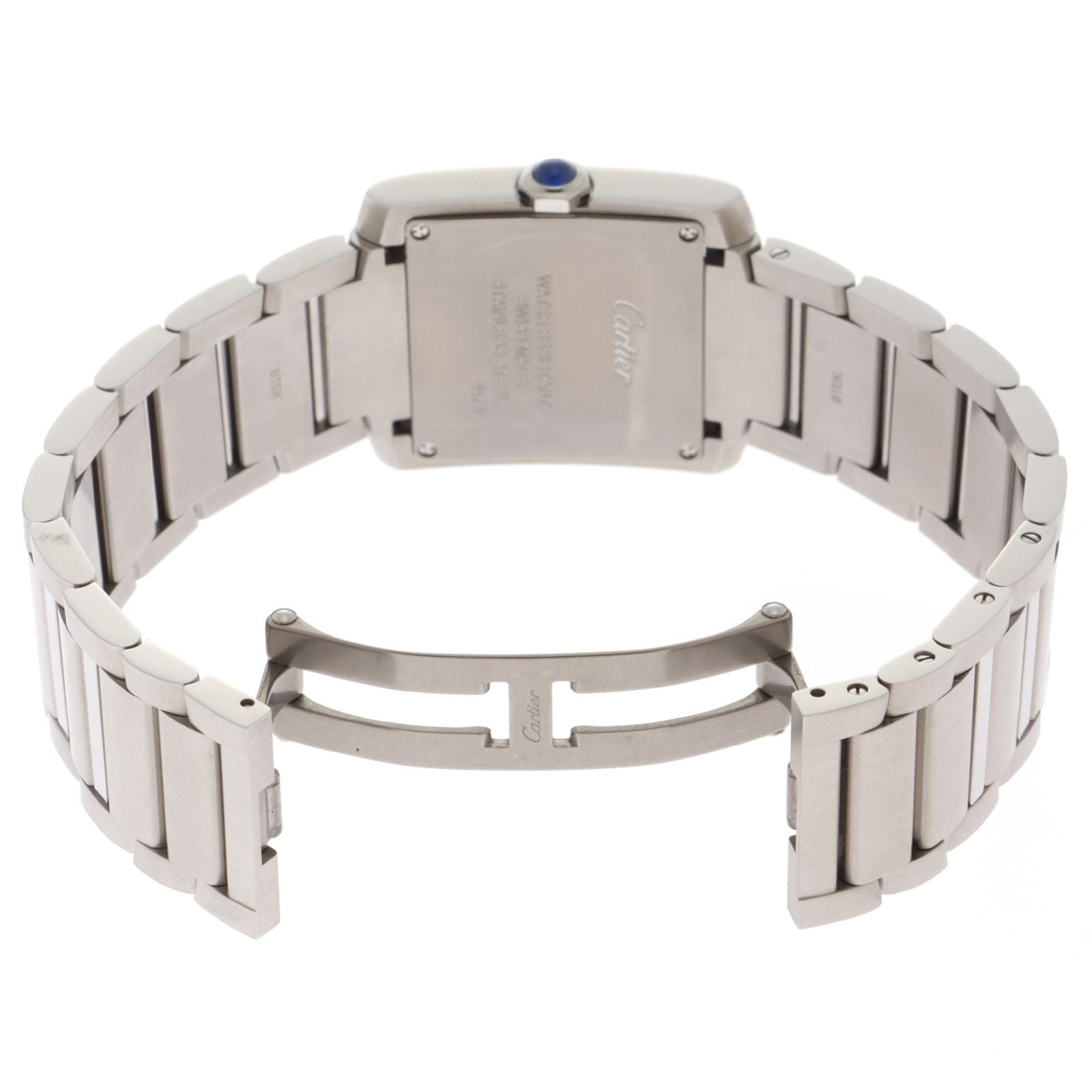 Cartier Tank Francaise MM Silver Watch Stainless Steel Quartz — view 4